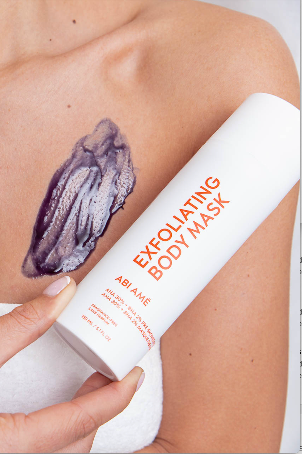 Soft-Touch: Pre-Shower Exfoliating Body Mask AHA 30% + BHA 2%